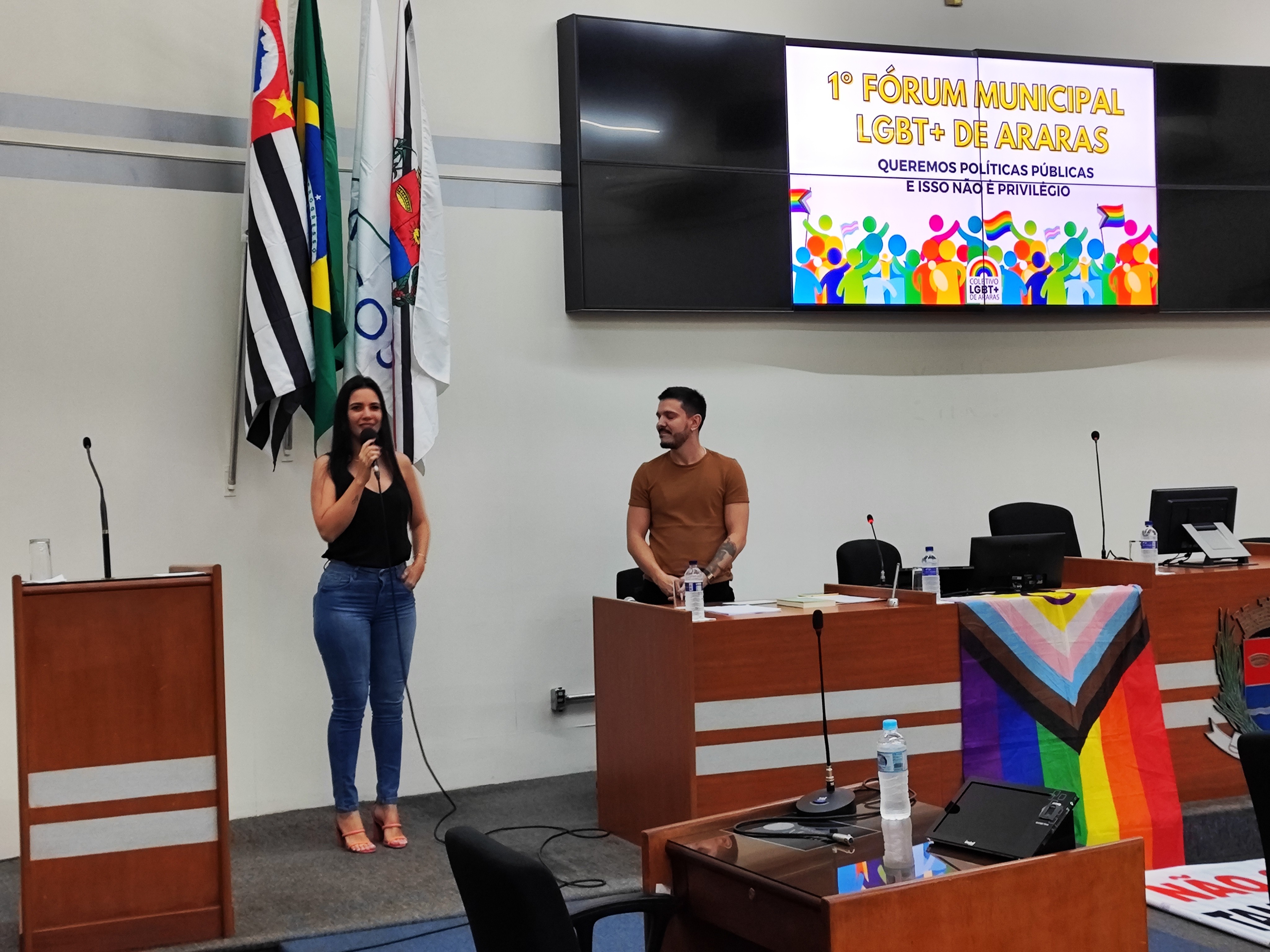 Visualize fotos 23/09/2023 1º Fórum Municipal LGBT+ de Araras