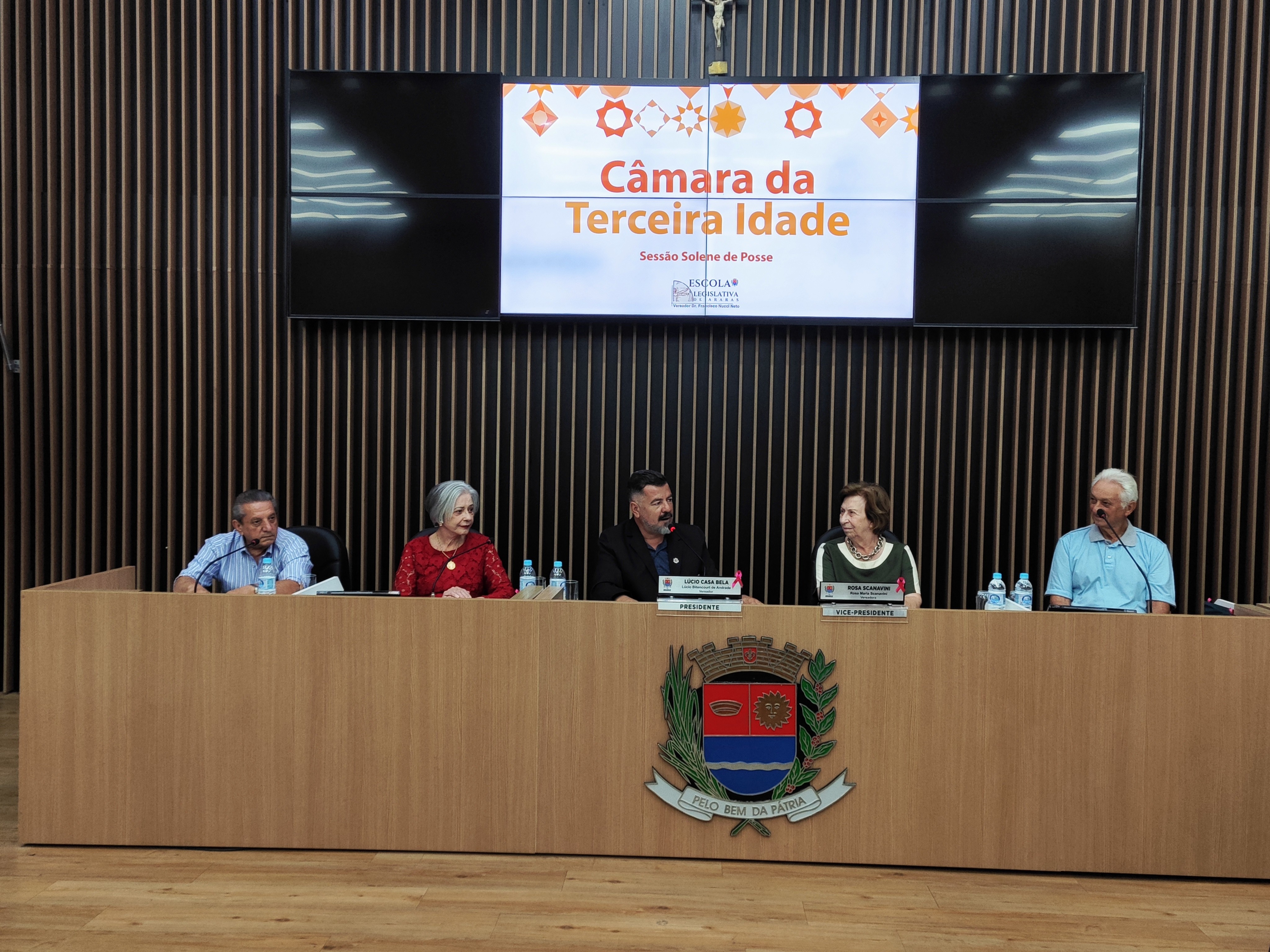 Visualize fotos 23/10/2025 Sessão Solene de Posse da Câmara da 3ª Idade