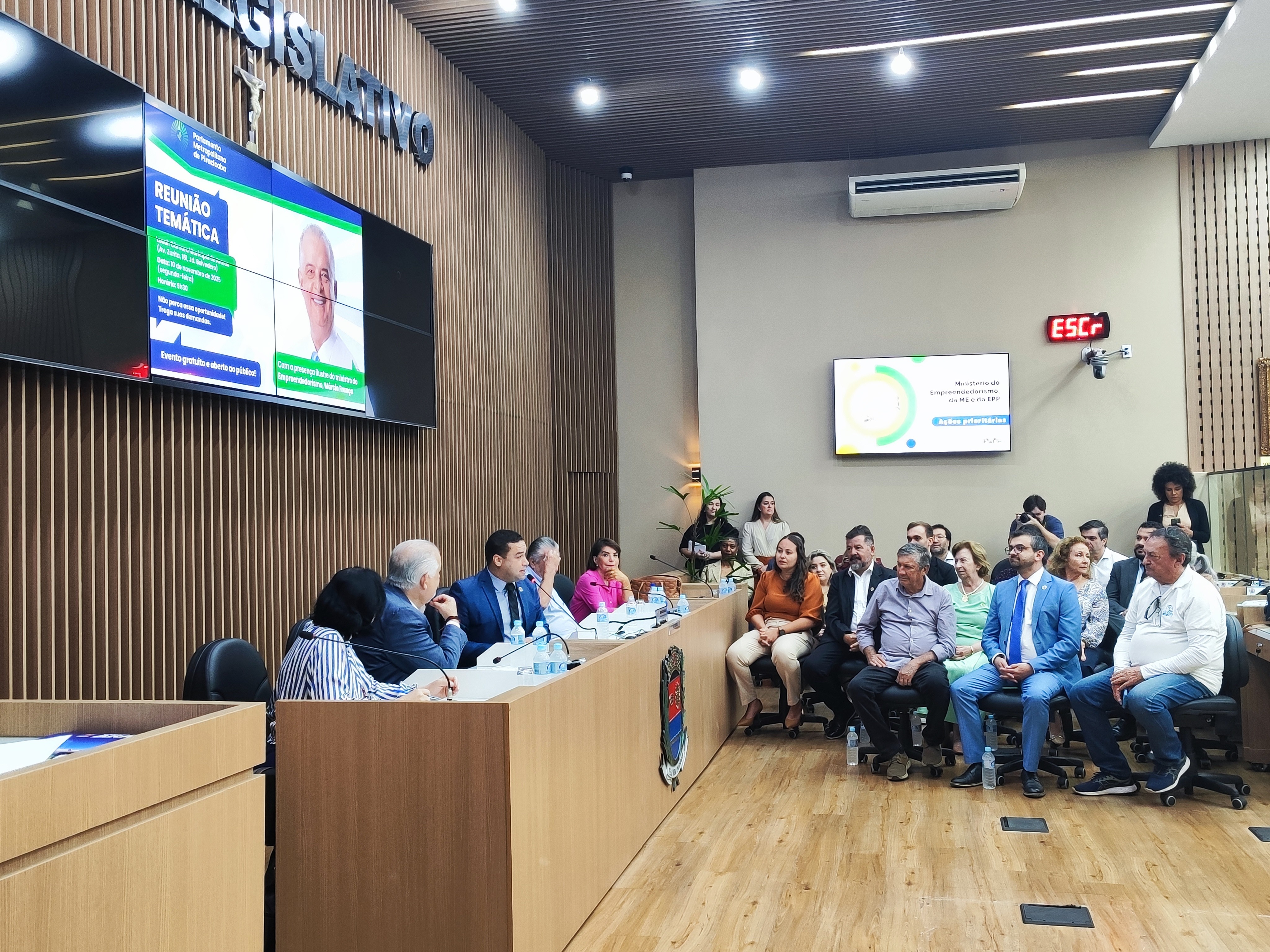 Visualize fotos 10/11/2025 Reunião Temática do Parlamento Metropolitano de Piracicaba