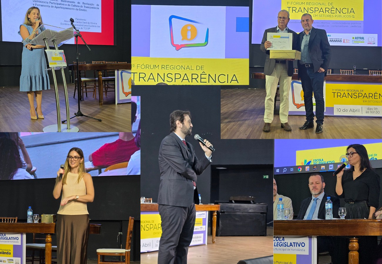 1º Fórum Regional de Transparência em Setores Públicos reúne diversos profissionais e autoridades em Hortolândia 